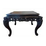 LR - Vintage Japanese Meiji Style Carved Dragon Desk Table