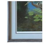 BR1 - O.J. Gromme Signed Heron Print
