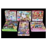 BR1 - Mixed Puzzle Set of 6 300-Piece Large Piece Jigsaws