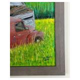 BR1 - Signed McFarlin 2020 Original Canvas Painting 18.5 x 22.5