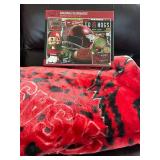 BR1 - Arkansas Razorbacks College Covers Throw Blanket with Puzzle (Lot of 2)