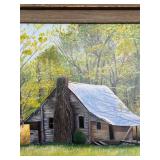 BR1 - W. McFarlin 2006 Original Cabin Landscape Painting