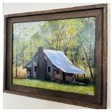 BR1 - W. McFarlin 2006 Original Cabin Landscape Painting