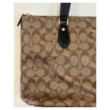 BR1 - Coach Signature Monogram Tote Bag
