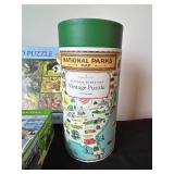 BR1 - SunSout, Cavallini, Wentworth & Assorted Jigsaw Puzzles (Lot of 6)