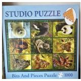 BR1 - SunSout, Cavallini, Wentworth & Assorted Jigsaw Puzzles (Lot of 6)