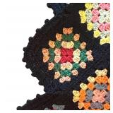 BR1 - Vintage Handmade Crochet Afghan Throw Blanket