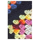 BR1 - Vintage Handmade Crochet Afghan Throw Blanket