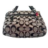 BR1 - Coach Signature Jacquard Tote