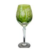 BR1 - Nachtmann Green Crystal Goblet