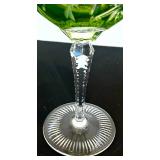 BR1 - Nachtmann Green Crystal Goblet