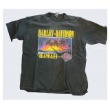 BR1 - Harley-Davidson T-shirt Lot of 2 Xxl Hawaii & Hanover Germany