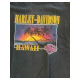 BR1 - Harley-Davidson T-shirt Lot of 2 Xxl Hawaii & Hanover Germany