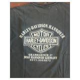 BR1 - Harley-Davidson T-shirt Lot of 2 Xxl Hawaii & Hanover Germany