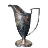 BR1 - Vintage Silver Plate Pitcher & Goblets (Lot of 6)