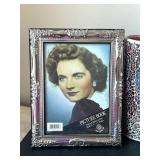 LR - Decorative Vase, Frames & Glass Accents (Lot of 7)