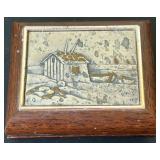 LR - Vintage Leather Wallet & Decorative Boxes (Lot of 4)