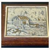 LR - Vintage Leather Wallet & Decorative Boxes (Lot of 4)