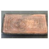 LR - Vintage Leather Wallet & Decorative Boxes (Lot of 4)