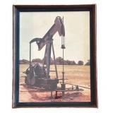 BR1 - Framed Oil Pumpjack Photographic Print