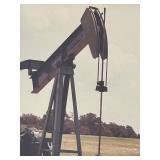 BR1 - Framed Oil Pumpjack Photographic Print