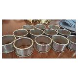 LR - Kate Spade New York Table Cloth, Napkins and Napkin Rings Mixed Lot