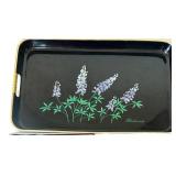 BR1 - Bluebonnet Plastic Serving Tray Set (Lot of 3)