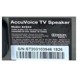 BR1 - Zvox AccuVoice AV203 TV Speaker with Remote