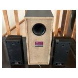 LR - Samsung PS-EW2-2 3-Piece Speaker System with Subwoofer (Lot of 3)