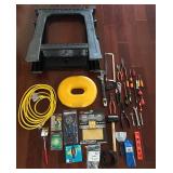 K - Stanley Folding Sawhorse & Assorted Tools Mixed Lot