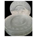 LR - Clear Pressed Glass Serving Pieces (Lot of 11)