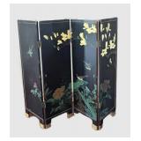 LR - Chinese 4-Panel Folding Screen 36 x 40 in