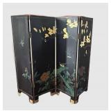 LR - Chinese 4-Panel Folding Screen 36 x 40 in