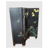 LR - Chinese 4-Panel Folding Screen 36 x 40 in