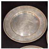 K - Sterling Silver Vintage 6-inch Dishes (Lot of 6)