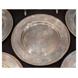 K - Sterling Silver Vintage 6-inch Dishes (Lot of 6)