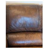 K - Brown Leather Sofa by Superb Creation Ltd.
