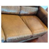 K - Brown Leather Sofa by Superb Creation Ltd.
