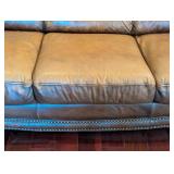 K - Brown Leather Sofa by Superb Creation Ltd.
