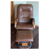 MB - Vintage Avantglide Chair & Ottoman Set