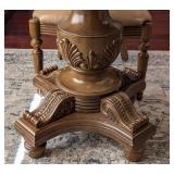 K - Round Glass Top Dining Table and 3 Chairs