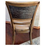K - Round Glass Top Dining Table and 3 Chairs
