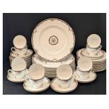 K - Vintage Wedgwood Osborne Bone China Dinnerware Service for 12