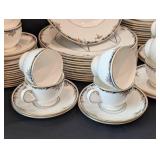 K - Vintage Wedgwood Osborne Bone China Dinnerware Service for 12
