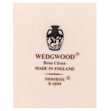 K - Vintage Wedgwood Osborne Bone China Dinnerware Service for 12