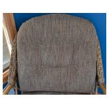 SR - Braxton Culler Rattan Armchair & Ottoman