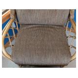 SR - Braxton Culler Rattan Armchair & Ottoman