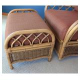 SR - Braxton Culler Rattan Rocker & Ottoman Set