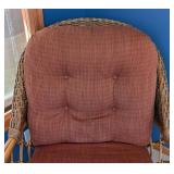 SR - Braxton Culler Rattan Rocker & Ottoman Set