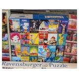 K - Mixed Brand 500 Piece Puzzle Lot of 8